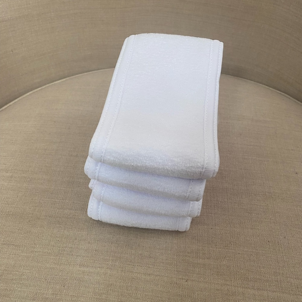 White Velcro Spa Headband